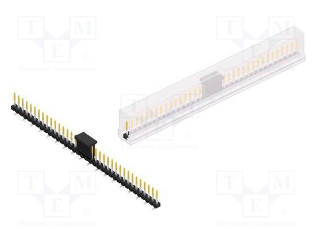 Connector: pin strips; pin header; male; PIN: 36; 2.54mm; SMT; 1x36