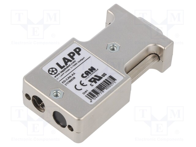 Complete D-Sub plug ED-CAN-AX