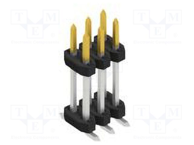 Connector: pin strips; pin header; male; PIN: 6; 2mm; SMT; 2x3; 100V