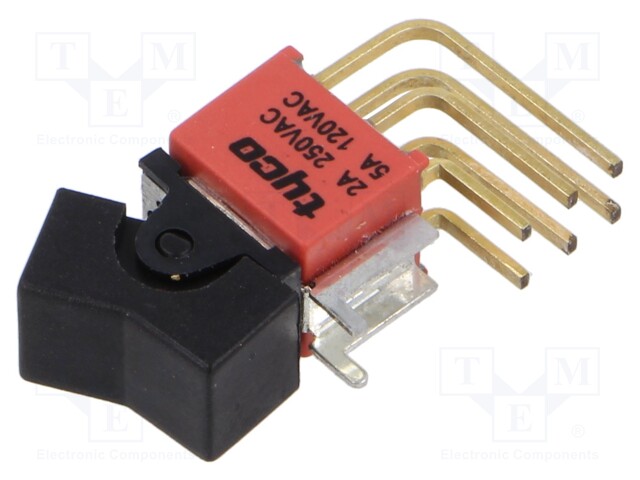 ROCKER; DPDT; Pos: 2; ON-ON; 2A/250VAC; 5A/28VDC