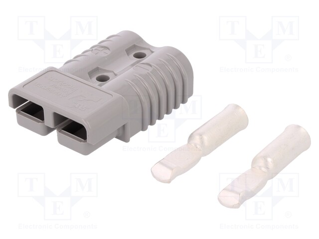 Plug; wire-wire; SB175; hermaphrodite; PIN: 2; for cable; crimped