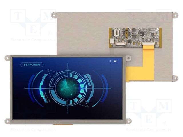 Display: TFT; 9"; 800x480; 8MBRAM,16MbFLASH; 500cd/m2; uC: ESP32