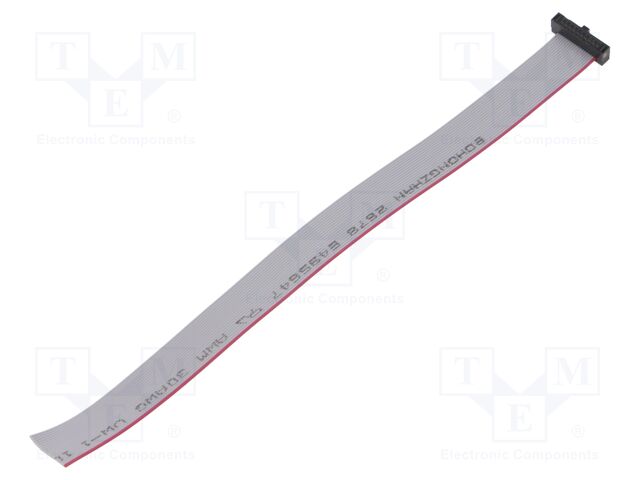 Ribbon cable with IDC connectors; Tape ph: 0.64mm; 177.8mm