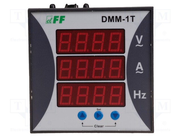 Power network meter; on panel; digital,mounting; single-phase