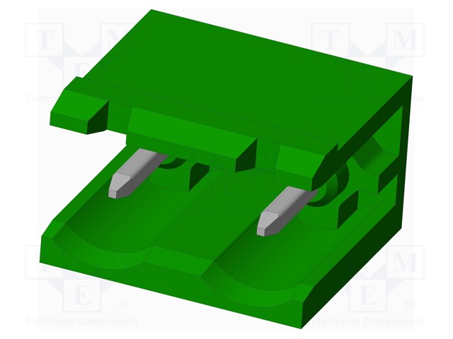 Connector: pluggable terminal block; socket; male; angled 90°