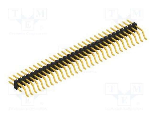 Connector: pin strips; pin header; male; PIN: 60; 2mm; SMT; 2x30
