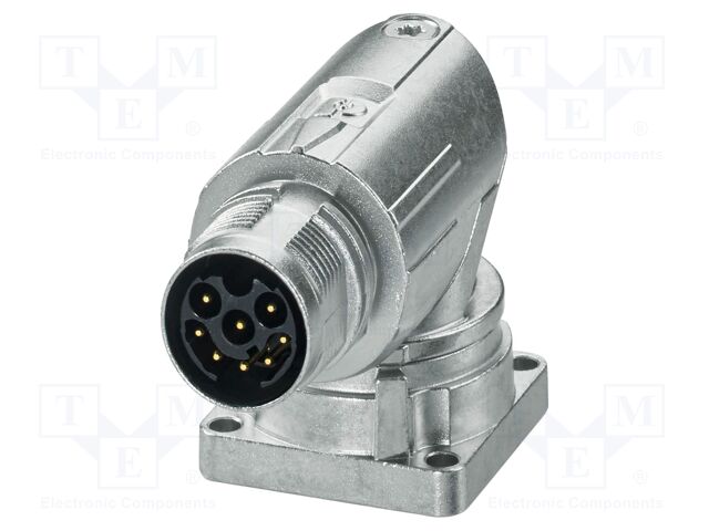 Connector: M17; socket; M17 PRO; PIN: 8; 60V; 8A; IP67; crimped