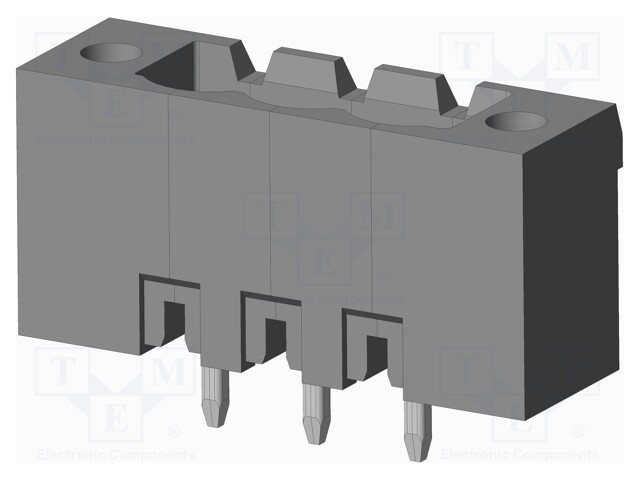Connector: pluggable terminal block; socket; male; on PCBs