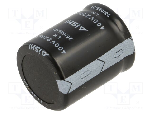 Capacitor: electrolytic; THT; 1000uF; 400VDC; Ø35x60mm; Pitch: 10mm