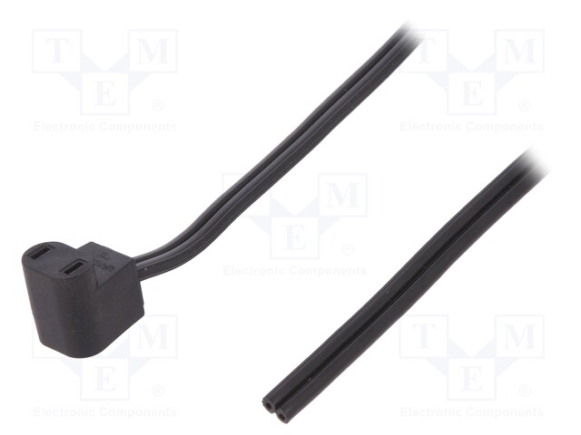 Wire: for fan supplying; Plug: angled 90°; 1m
