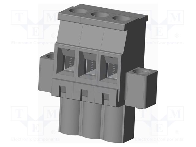 Connector: pluggable terminal block; plug; female; angled 90°