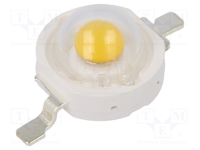 Power LED; EMITER; white warm; Pmax: 1W; 2850-3250K; 110÷120lm