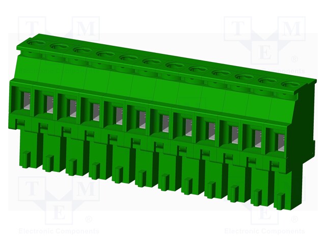 Connector: pluggable terminal block; plug; female; angled 90°