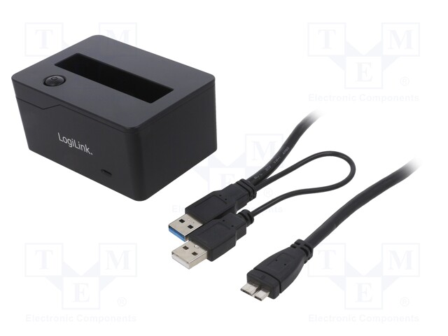 Device: docking station; V: USB 1.1,USB 2.0,USB 3.0; black