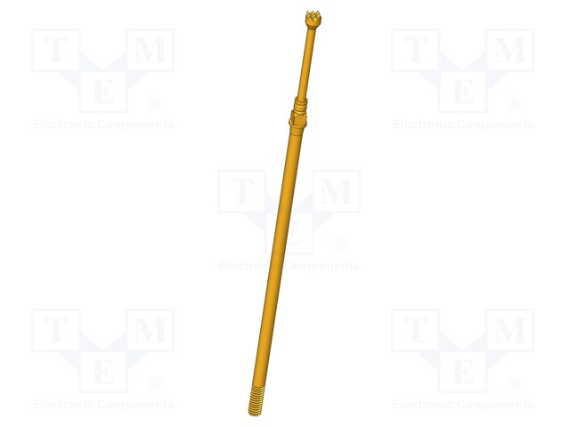 Needle-like test probe; Operational spring compression: 4.3mm