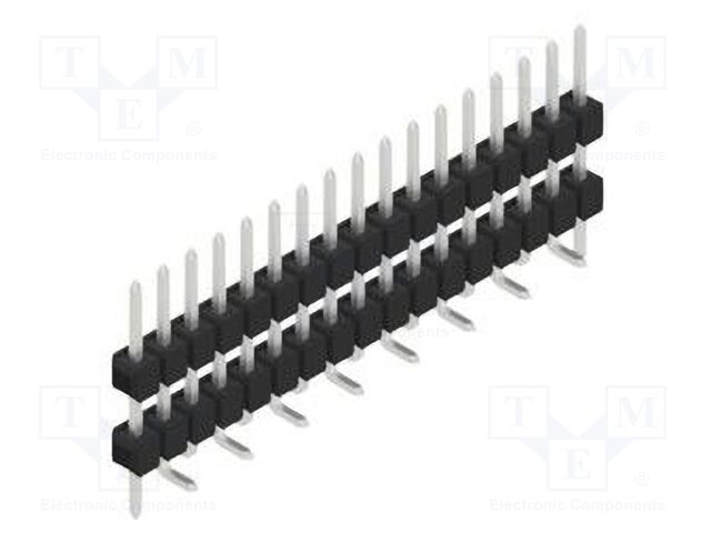 Connector: pin strips; pin header; male; PIN: 17; 2.54mm; SMT; 1x17