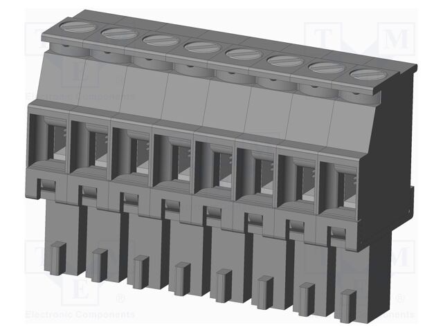 Connector: pluggable terminal block; plug; female; angled 90°