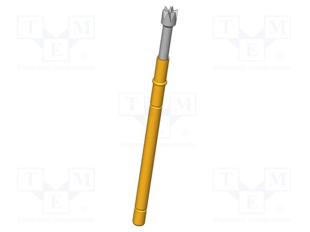 Test needle; Operational spring compression: 4mm; 5A; Ø: 2mm; 1.5N