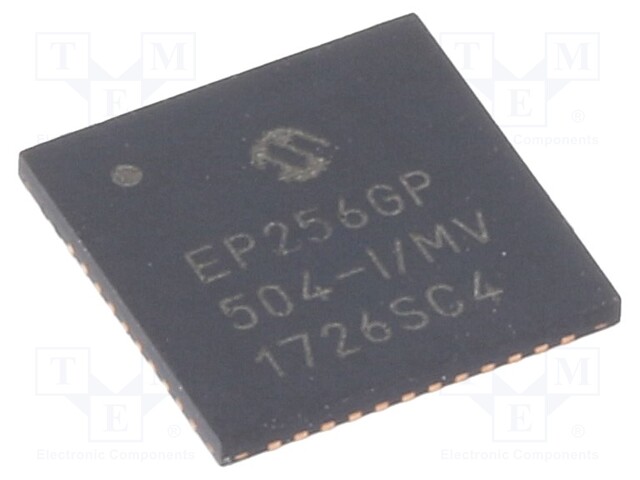 DsPIC microcontroller; SRAM: 32kB; Memory: 256kB; UQFN48; 0.4mm