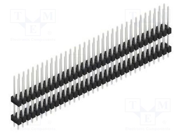 Connector: pin strips; pin header; male; PIN: 66; 2.54mm; THT; 2x33