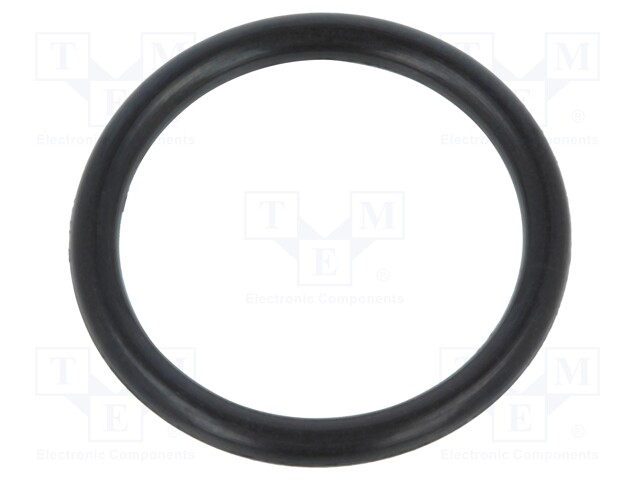 O-ring gasket; NBR; D: 2mm; Øint: 16mm; black; -30÷100°C