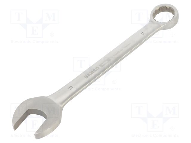 Wrench; combination spanner; 27mm; Overall len: 215mm; ISO 691