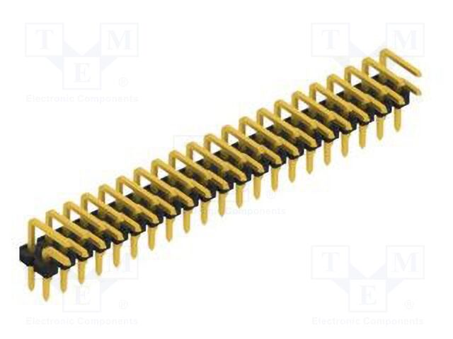 Connector: pin strips; pin header; male; PIN: 42; 2.54mm; THT; 2x21