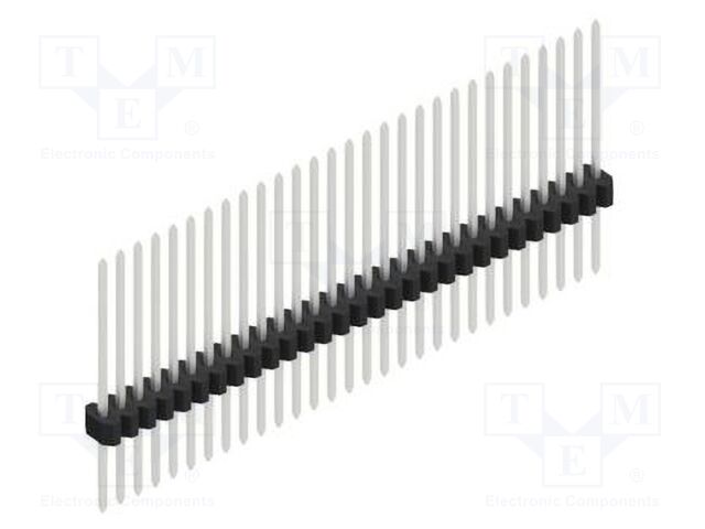 Connector: pin strips; pin header; male; PIN: 29; 1.27mm; THT; 1x29