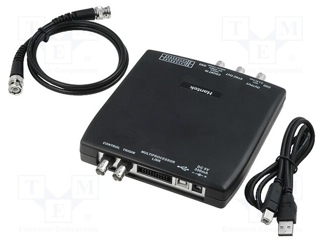 Generator: function; 1Hz÷25MHz; Channels: 1; ±30ppm; 3.5V; 4kpts/ch