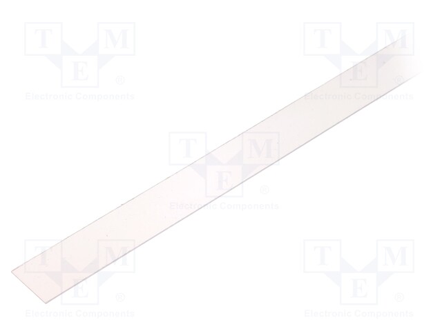 Cover for LED profiles; transparent; 1m; V: B; slide