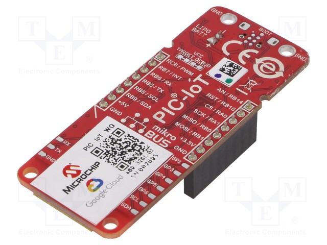 Dev.kit: Microchip PIC; ADC,I2C,PWM,SPI,UART,USB 2.0; WiFi