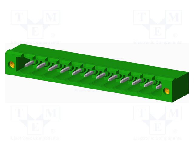 Connector: pluggable terminal block; socket; male; angled 90°
