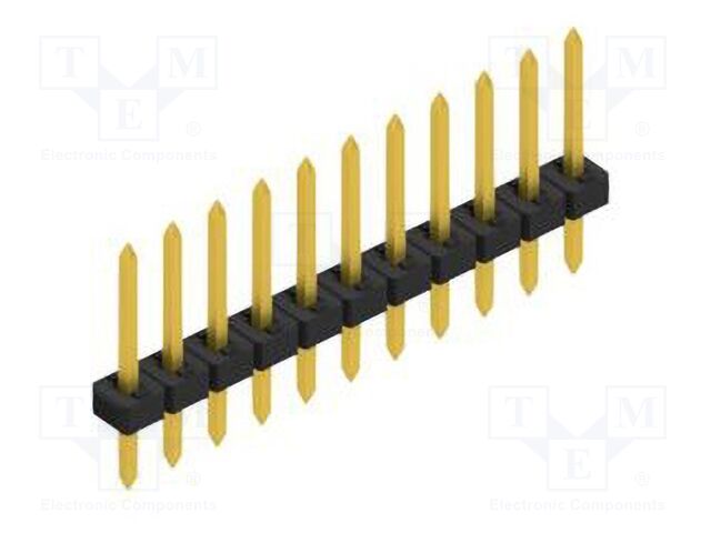 Connector: pin strips; pin header; male; PIN: 11; 2mm; THT; 1x11