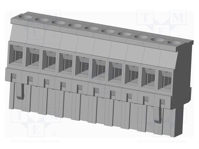 Connector: pluggable terminal block; plug; female; angled 90°