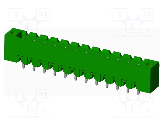 Connector: pluggable terminal block; socket; male; straight; THT