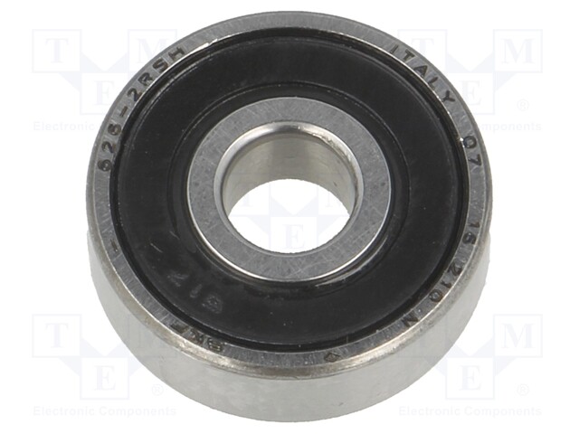 Bearing: single row deep groove ball; Øint: 6mm; Øout: 19mm; W: 6mm