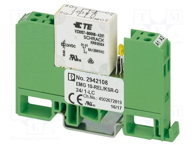 Relay: interface; Mounting: DIN