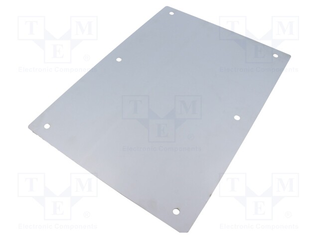 Mounting plate; steel; for enclosures