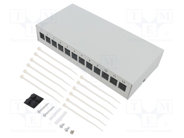 Case; surface-mounted; Number of ports: 12