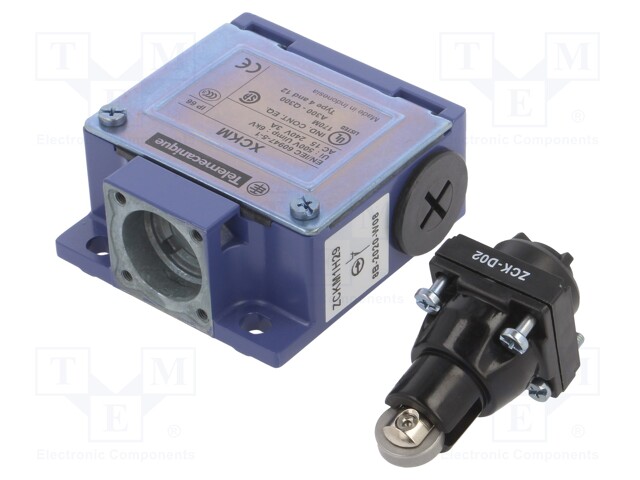 Limit switch; metal roller Ø12mm; NO + NC; 10A; max.250VAC; M20