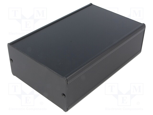 Enclosure: with panel; TUF; X: 105mm; Y: 160mm; Z: 52mm; aluminium
