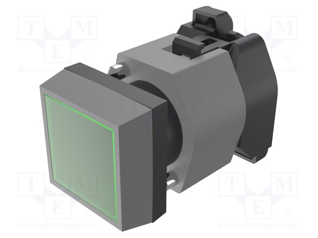 Control lamp; 22mm; OptoHiT; -40÷55°C; Ø22.3mm; IP65; green
