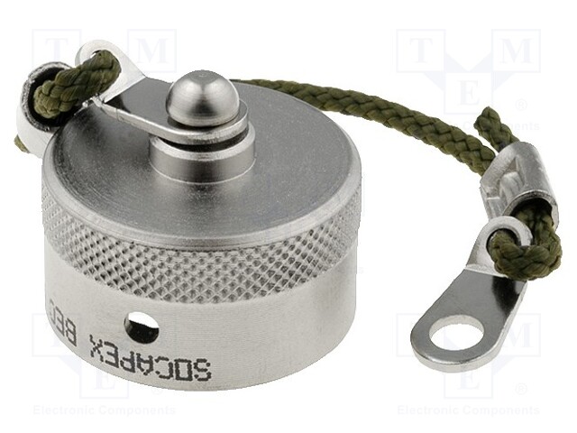 Protection cover; PT; internal bayonet; Mat: aluminum alloy