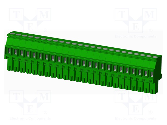 Connector: pluggable terminal block; plug; female; angled 90°