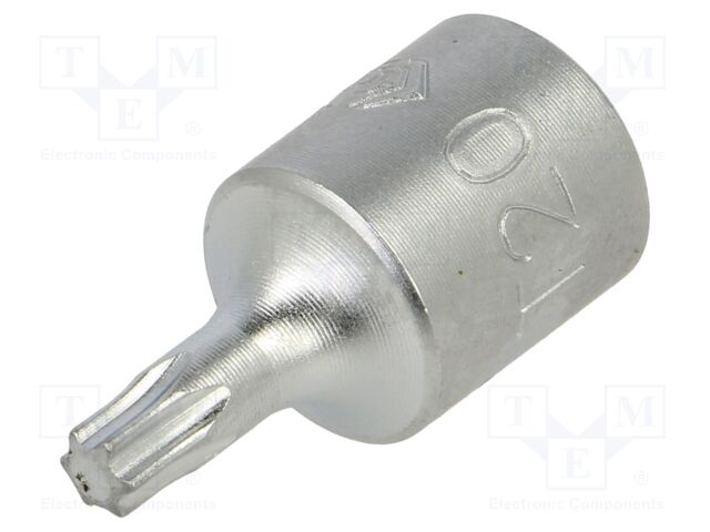 Wrench; socket spanner; TX20; 1/4"; 25mm; Bit: Torx®