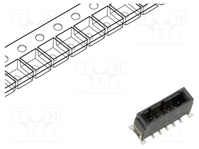 CONNECTOR SRCP 2,54 5 M 1 SMD 137 E1 094 * GU-H *