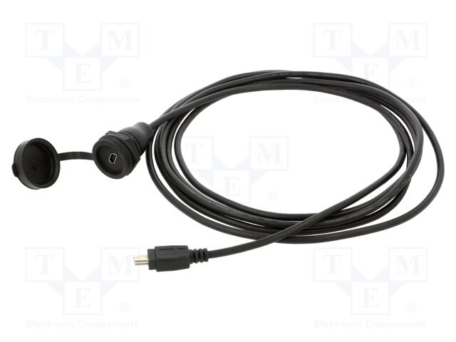 Adapter cable; USB B mini socket,USB B mini plug; 1310; USB 2.0