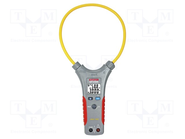 AC digital clamp meter; LCD (10000); Sampling: 2x/s; VDC: 1kV