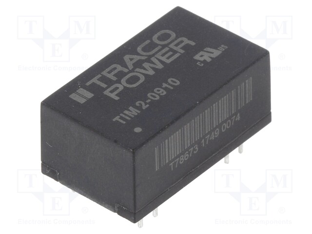 Converter: DC/DC; 2W; Uin: 4.5÷12V; 3.3VDC; Iout: 500mA; DIP16; 7g