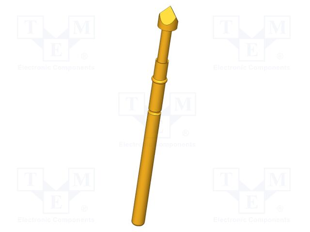 Test needle; Operational spring compression: 4mm; 5A; Ø: 2.5mm